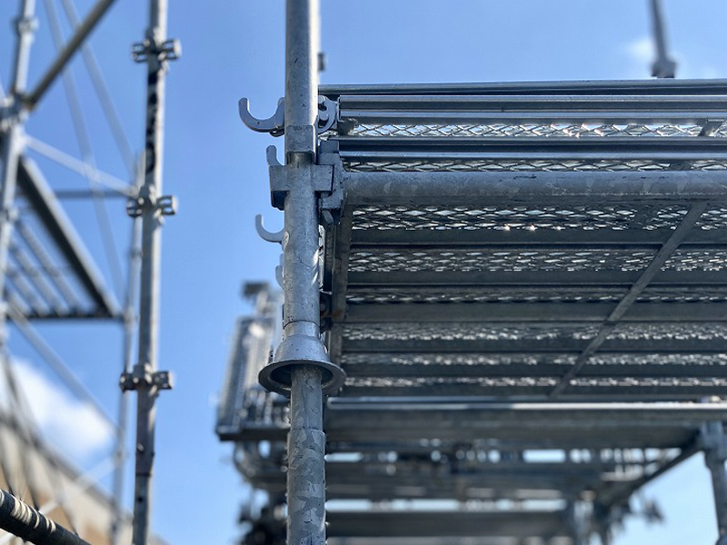 アルミ製クサビ式足場